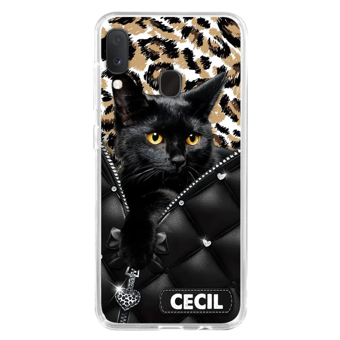 Custom Personalized Cat Phone Case For iPhone/Samsung - Upload Photo - Gift Idea For Cat Lovers