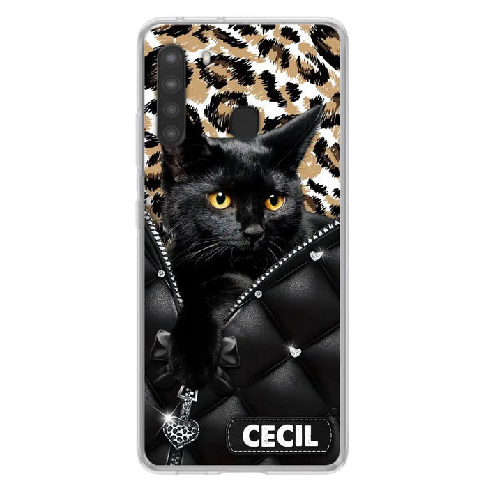 Custom Personalized Cat Phone Case For iPhone/Samsung - Upload Photo - Gift Idea For Cat Lovers