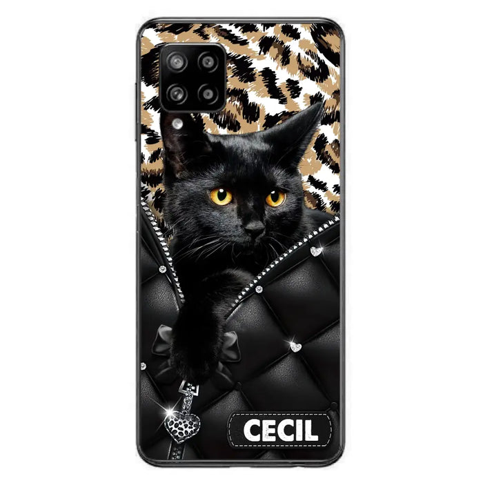 Custom Personalized Cat Phone Case For iPhone/Samsung - Upload Photo - Gift Idea For Cat Lovers