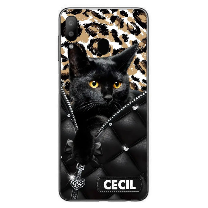 Custom Personalized Cat Phone Case For iPhone/Samsung - Upload Photo - Gift Idea For Cat Lovers