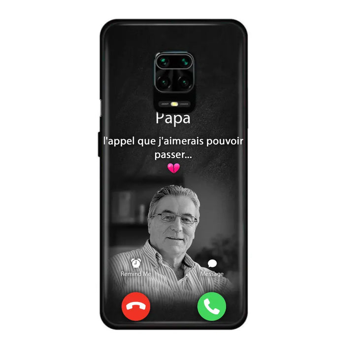 Coque de téléphone personnalisée pour papa commémoratif - Télécharger une photo - L'appel que j'aimerais pouvoir passer - Coque de téléphone pour Huawei/Oppo/Xiaomi