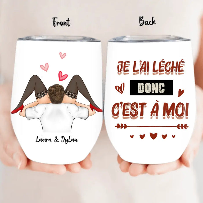 Je l'ai léché alors c'est le mien couple cadeau personnalisé