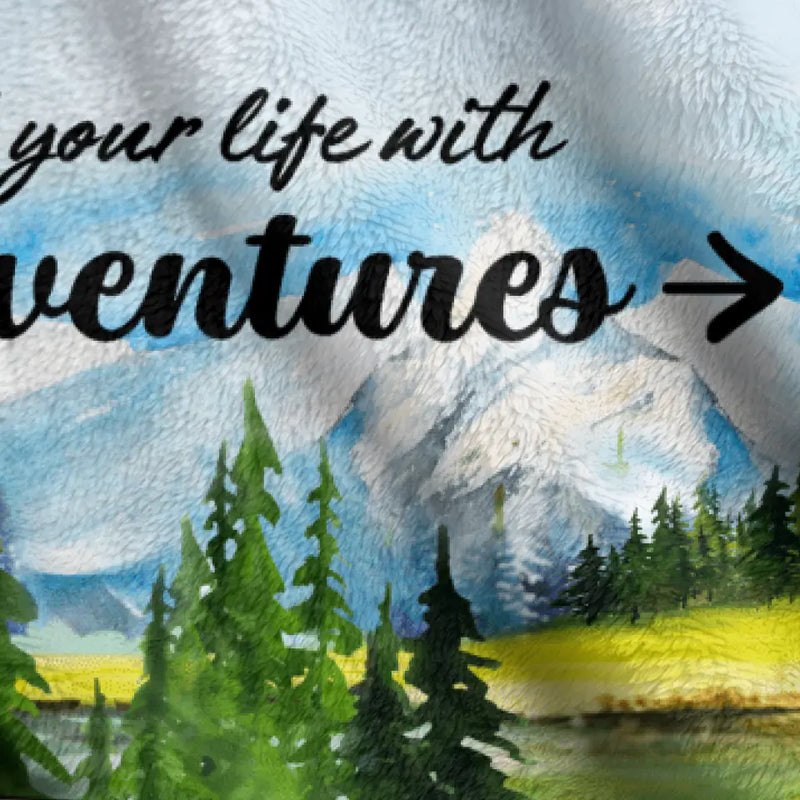 Personalized Camping Quilt/Fleece Throw Blanket - Couple/Parents With Up to 5 Kids And 4 Pets - Gift Idea For Camping Lover - Life Is Better Around The Campfire