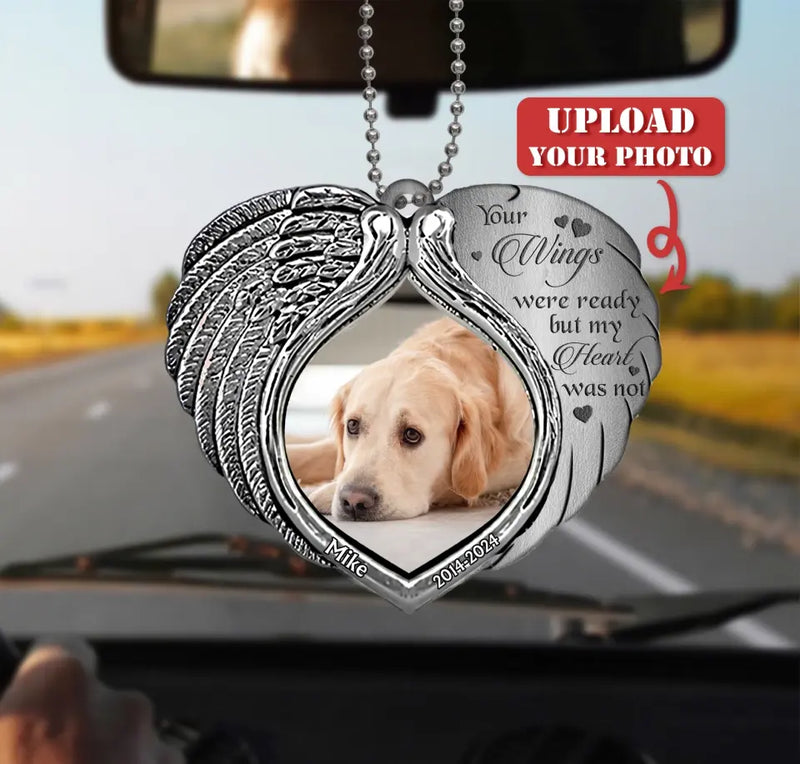 Personalized Memorial Heart Aluminum Ornament - Memorial Gift Idea For Family Member - Upload Photo - If Love Could Have Saved You You Would Have Lived Forever