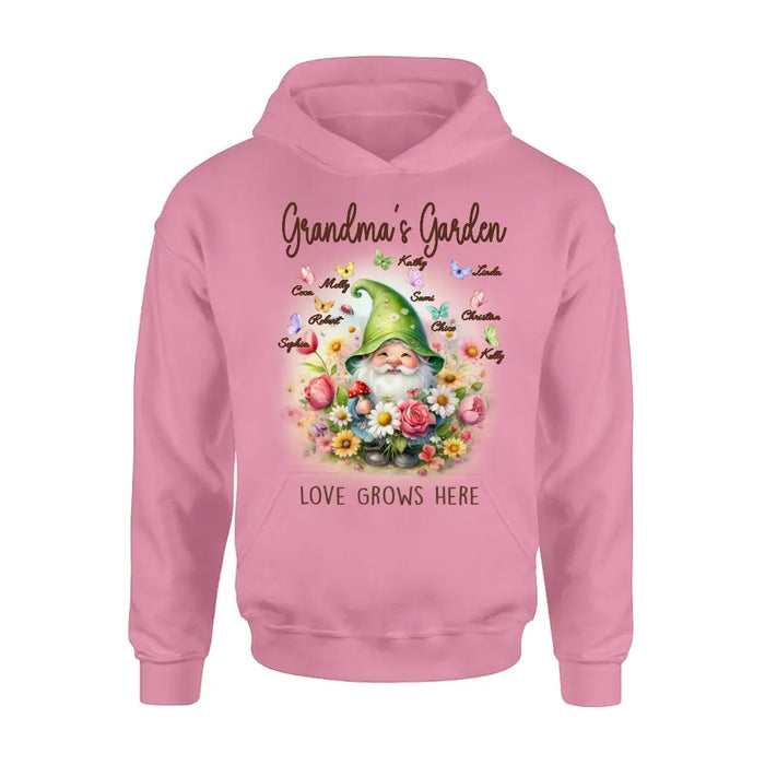 Custom Personalized Grandma's Garden Shirt/Hoodie - Mother's Day Gift Idea For Grandma/ Mother - Grandma's Garden