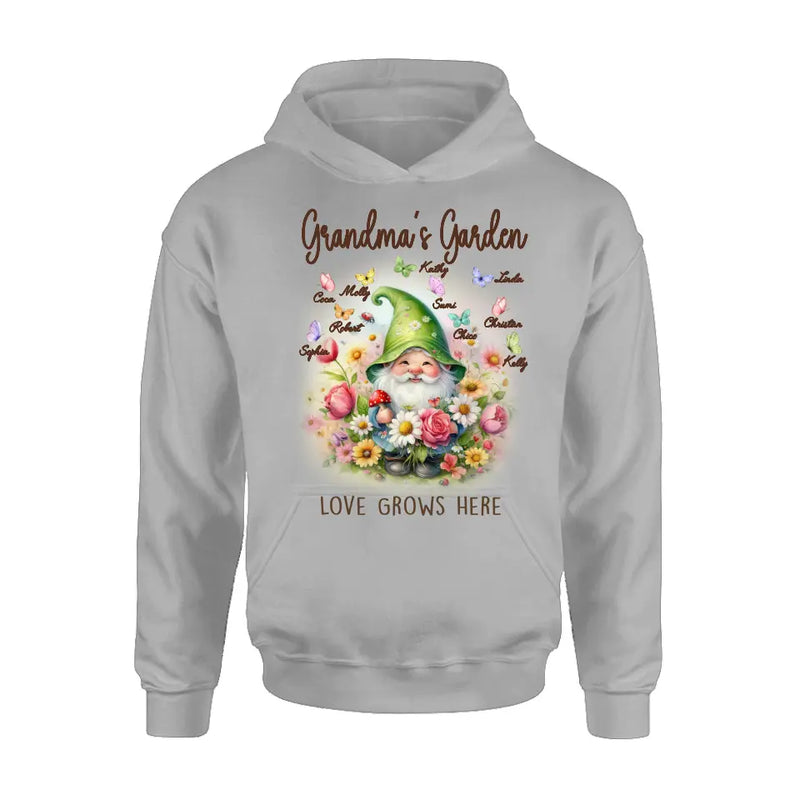 Personalized Grandma's Garden Shirt/Hoodie - Mother's Day Gift Idea For Grandma/Mother - Grandma's Garden