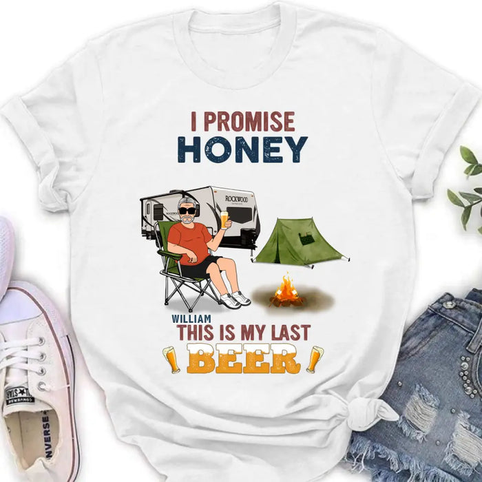 Custom Personalized Camping Dad Drunk Shirt/ Pullover Hoodie - Father's Day Gift Idea For Camping Lover - Camping Dad Just Like A Normal Dad Except Much Cooler