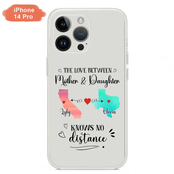 Custom Personalized Mother Daughter Long Distance Phone Case - Gift Idea For Mother And Daughter - Case For iPhone And Samsung