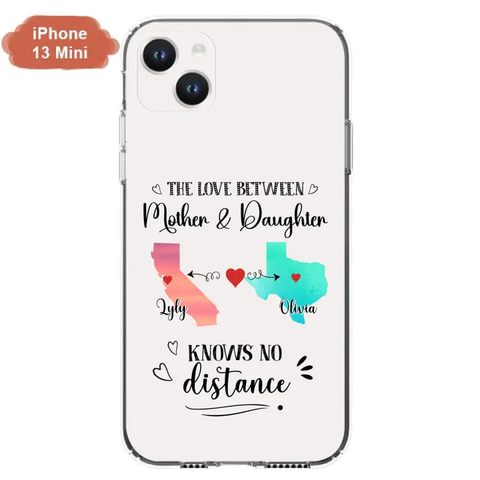 Custom Personalized Mother Daughter Long Distance Phone Case - Gift Idea For Mother And Daughter - Case For iPhone And Samsung