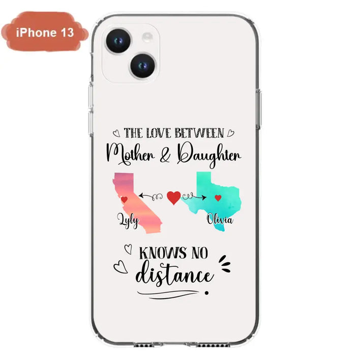 Custom Personalized Mother Daughter Long Distance Phone Case - Gift Idea For Mother And Daughter - Case For iPhone And Samsung