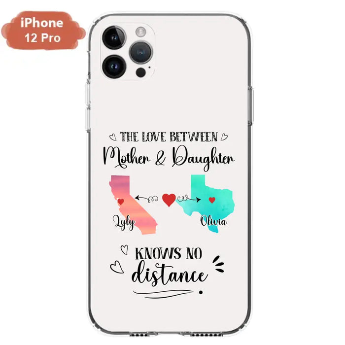 Custom Personalized Mother Daughter Long Distance Phone Case - Gift Idea For Mother And Daughter - Case For iPhone And Samsung