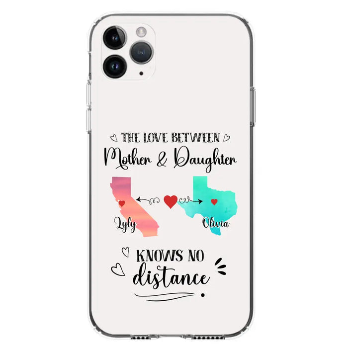 Custom Personalized Mother Daughter Long Distance Phone Case - Gift Idea For Mother And Daughter - Case For iPhone And Samsung