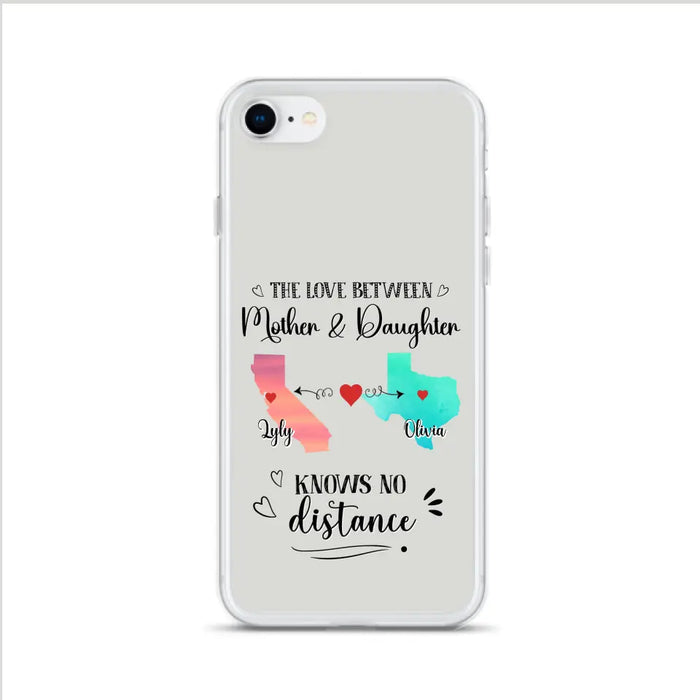 Custom Personalized Mother Daughter Long Distance Phone Case - Gift Idea For Mother And Daughter - Case For iPhone And Samsung