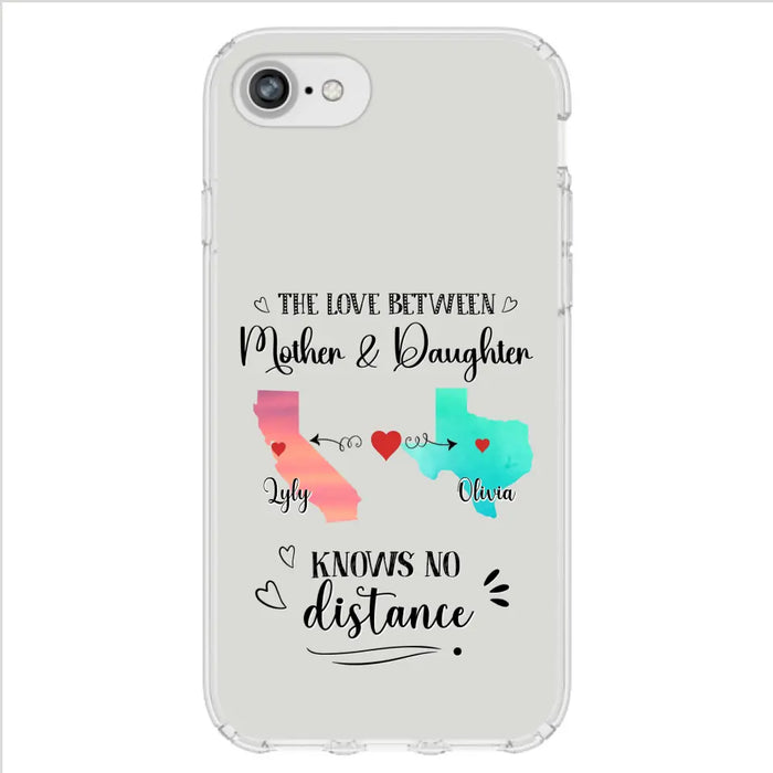 Custom Personalized Mother Daughter Long Distance Phone Case - Gift Idea For Mother And Daughter - Case For iPhone And Samsung