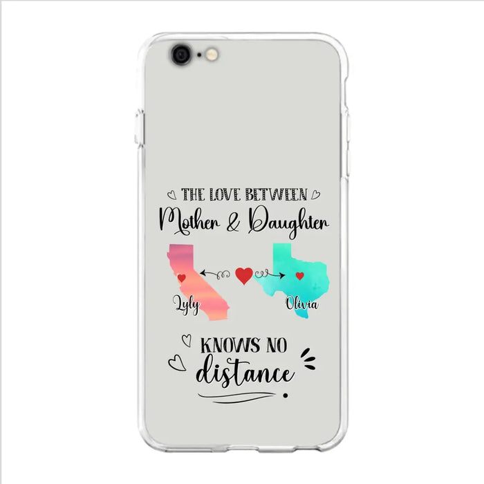 Custom Personalized Mother Daughter Long Distance Phone Case - Gift Idea For Mother And Daughter - Case For iPhone And Samsung