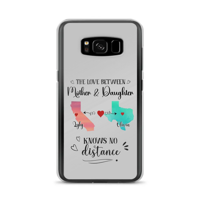 Custom Personalized Mother Daughter Long Distance Phone Case - Gift Idea For Mother And Daughter - Case For iPhone And Samsung