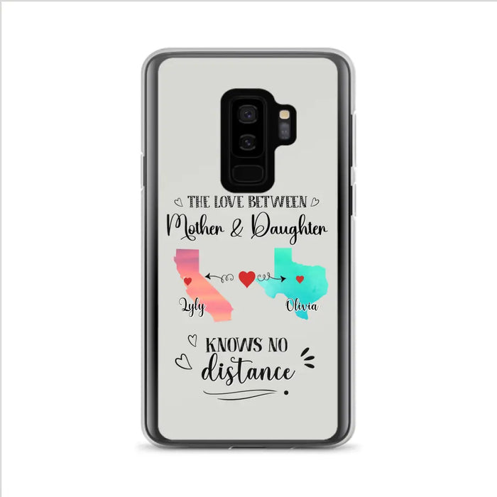 Custom Personalized Mother Daughter Long Distance Phone Case - Gift Idea For Mother And Daughter - Case For iPhone And Samsung