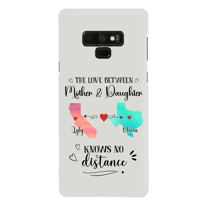 Custom Personalized Mother Daughter Long Distance Phone Case - Gift Idea For Mother And Daughter - Case For iPhone And Samsung