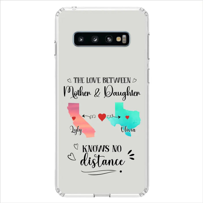 Custom Personalized Mother Daughter Long Distance Phone Case - Gift Idea For Mother And Daughter - Case For iPhone And Samsung