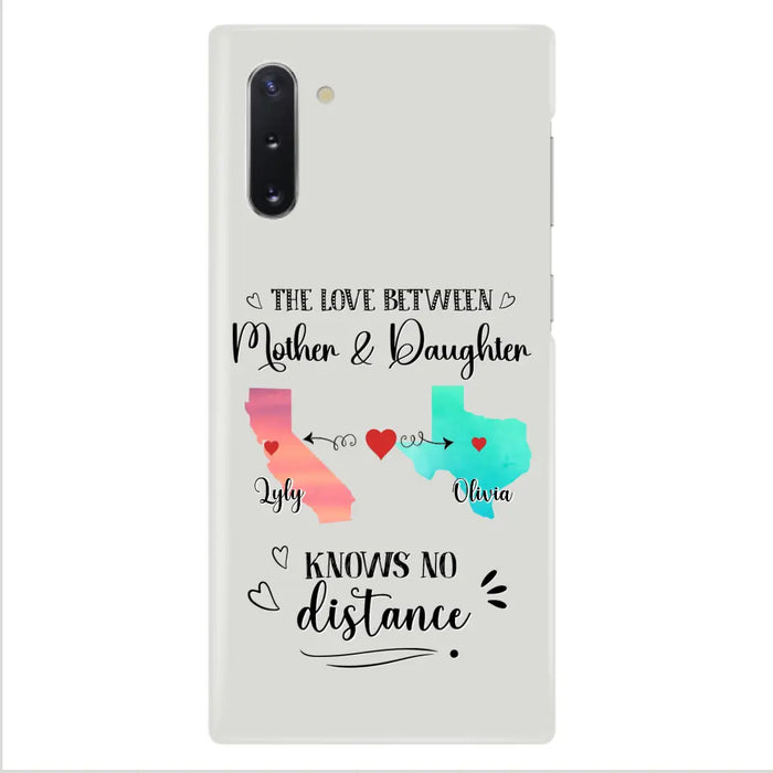 Custom Personalized Mother Daughter Long Distance Phone Case - Gift Idea For Mother And Daughter - Case For iPhone And Samsung