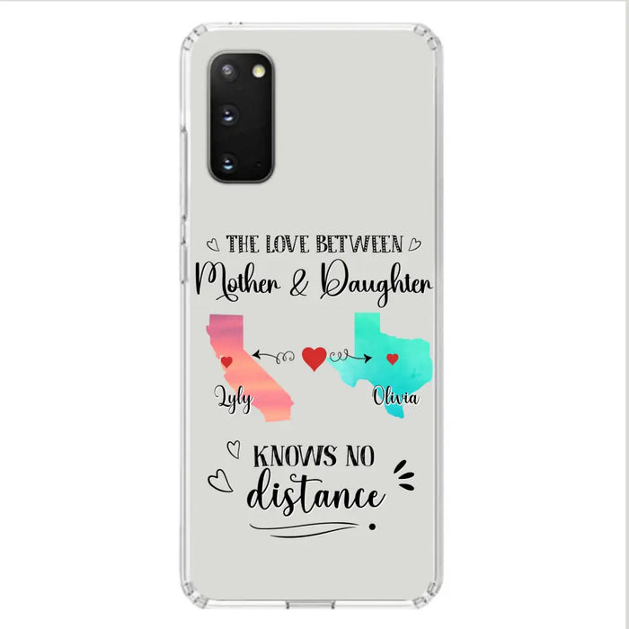 Custom Personalized Mother Daughter Long Distance Phone Case - Gift Idea For Mother And Daughter - Case For iPhone And Samsung