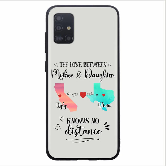 Custom Personalized Mother Daughter Long Distance Phone Case - Gift Idea For Mother And Daughter - Case For iPhone And Samsung