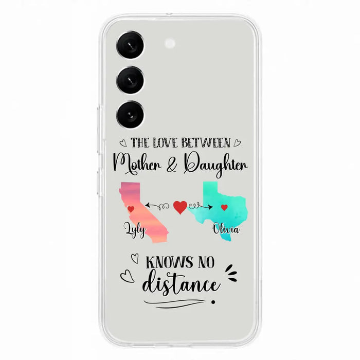 Custom Personalized Mother Daughter Long Distance Phone Case - Gift Idea For Mother And Daughter - Case For iPhone And Samsung