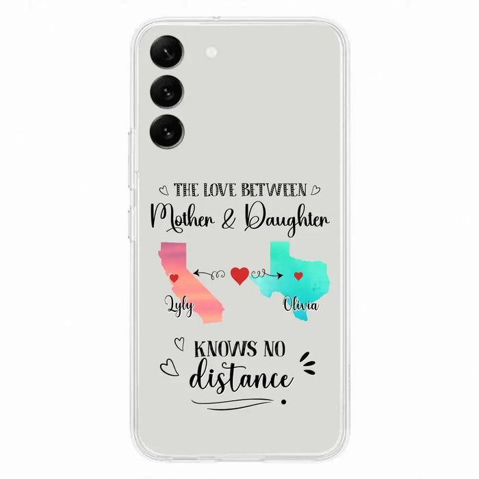 Custom Personalized Mother Daughter Long Distance Phone Case - Gift Idea For Mother And Daughter - Case For iPhone And Samsung