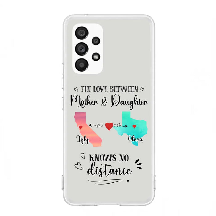 Custom Personalized Mother Daughter Long Distance Phone Case - Gift Idea For Mother And Daughter - Case For iPhone And Samsung