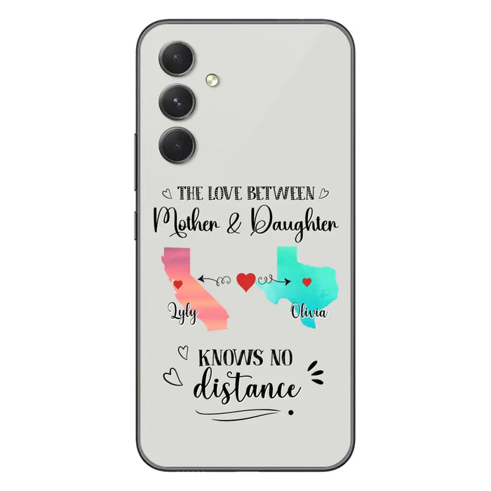 Custom Personalized Mother Daughter Long Distance Phone Case - Gift Idea For Mother And Daughter - Case For iPhone And Samsung