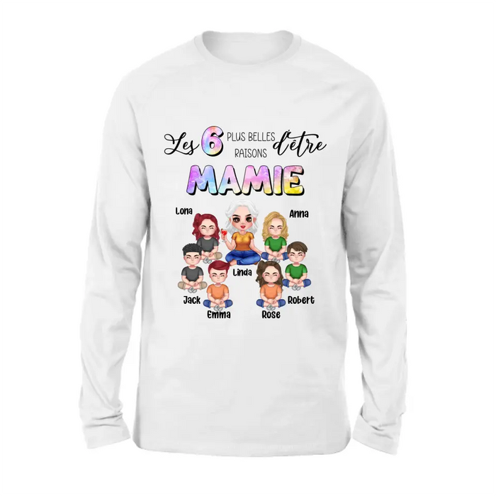 Custom Personalized Grandma Shirt/Hoodie - Upto 6 Kids - Mother's Day Gift Idea for Mom/Grandma - Les 6 Plus Belles
Raisons D'être
Mamie