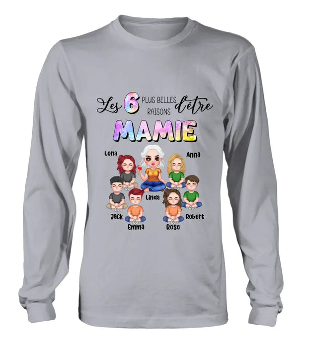 Custom Personalized Grandma Shirt/Hoodie - Upto 6 Kids - Mother's Day Gift Idea for Mom/Grandma - Les 6 Plus Belles
Raisons D'être
Mamie