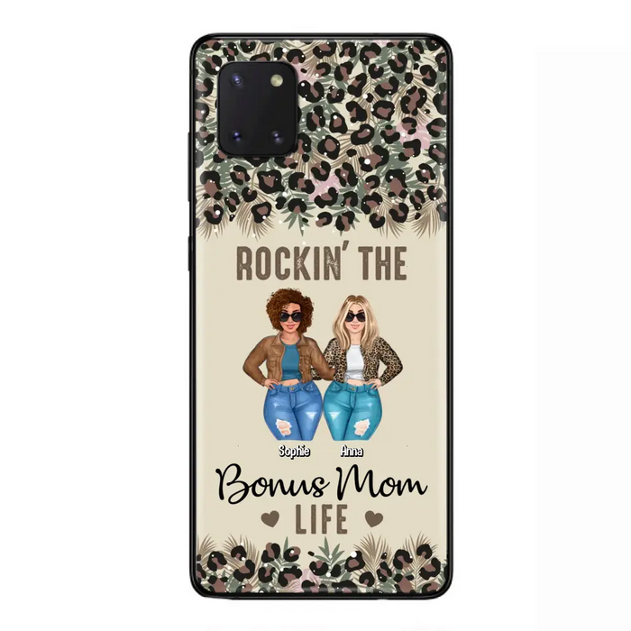 Custom Personalized Bonus Mom Phone Case - Gift Idea For Mother's Day - Rockin' The Bonus Mom Life - Case For iPhone & Samsung