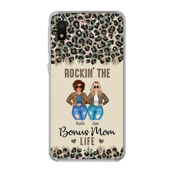 Custom Personalized Bonus Mom Phone Case - Gift Idea For Mother's Day - Rockin' The Bonus Mom Life - Case For iPhone & Samsung