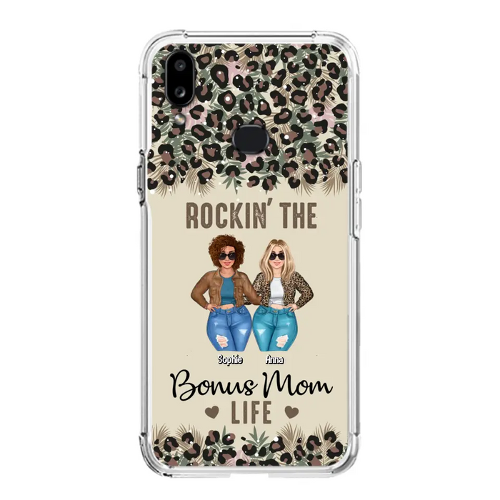 Custom Personalized Bonus Mom Phone Case - Gift Idea For Mother's Day - Rockin' The Bonus Mom Life - Case For iPhone & Samsung