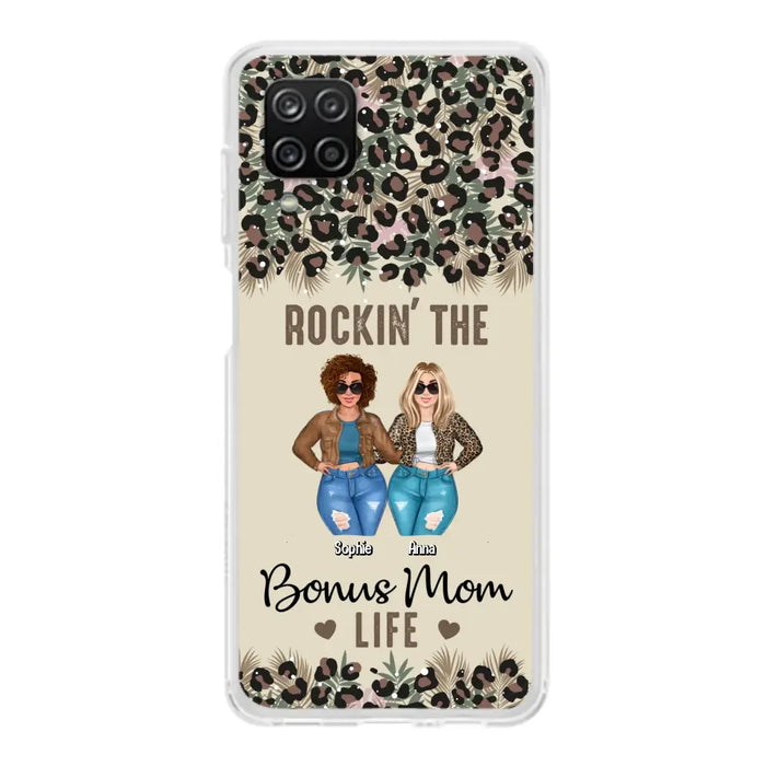 Custom Personalized Bonus Mom Phone Case - Gift Idea For Mother's Day - Rockin' The Bonus Mom Life - Case For iPhone & Samsung