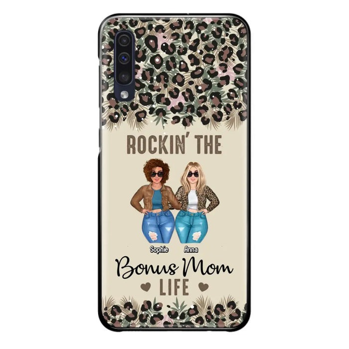 Custom Personalized Bonus Mom Phone Case - Gift Idea For Mother's Day - Rockin' The Bonus Mom Life - Case For iPhone & Samsung