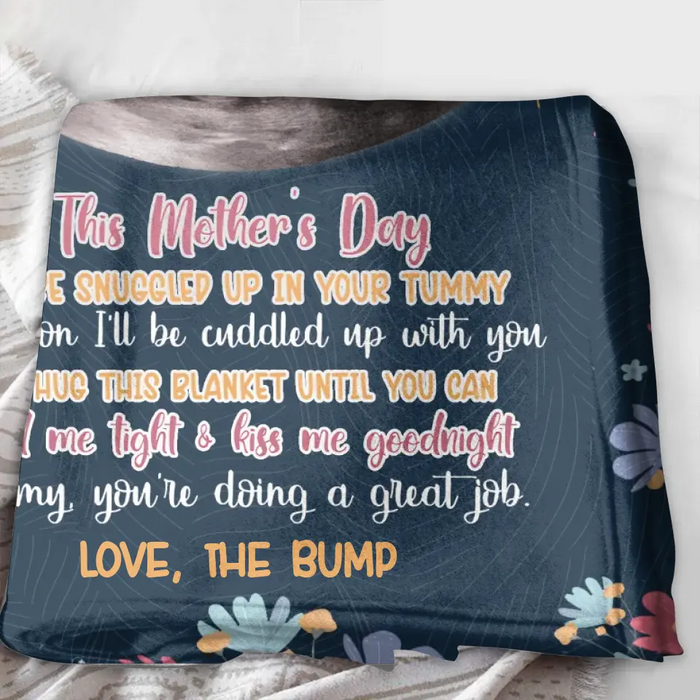 Custom Personalized Dear Mommy Quilt/Fleece Throw Blanket - Gift Idea For Mother's Day - You're Doing A Great Job