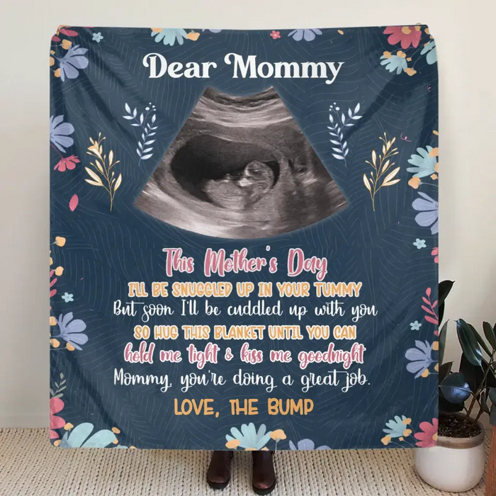 Custom Personalized Dear Mommy Quilt/Fleece Throw Blanket - Gift Idea For Mother's Day - You're Doing A Great Job