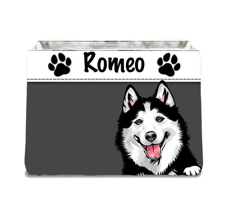 Custom Personalized Dog Storage Box - Gift Idea for Dog Lovers