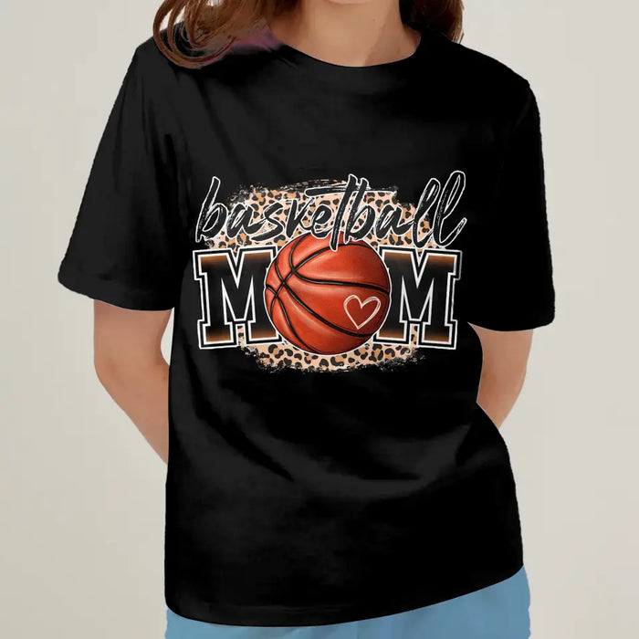 Custom Personalized Basketball Mom AOP T-Shirt - Mother's Day Gift Idea for Mom/Grandma