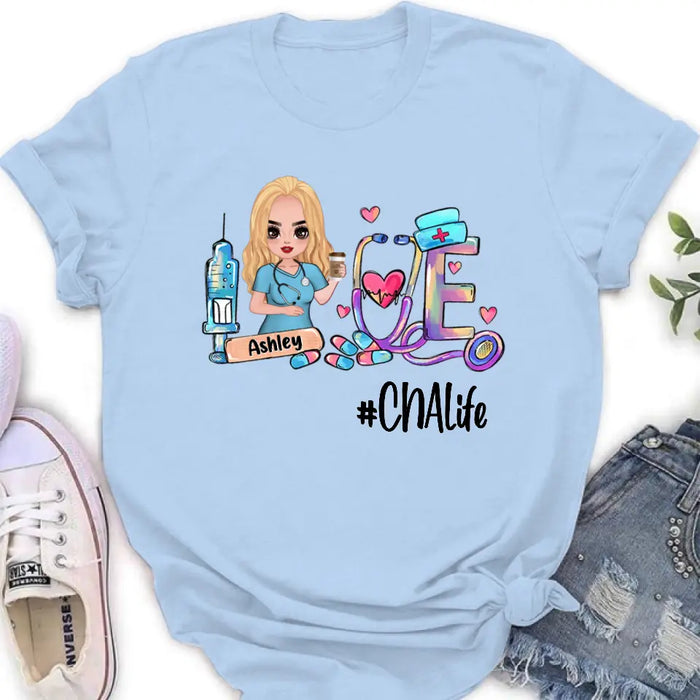 Custom Personalized Nurse Shirt - Gift Idea For Nurse - CNA Life