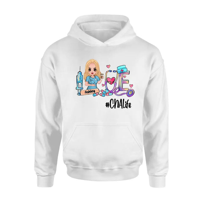 Custom Personalized Nurse Shirt - Gift Idea For Nurse - CNA Life