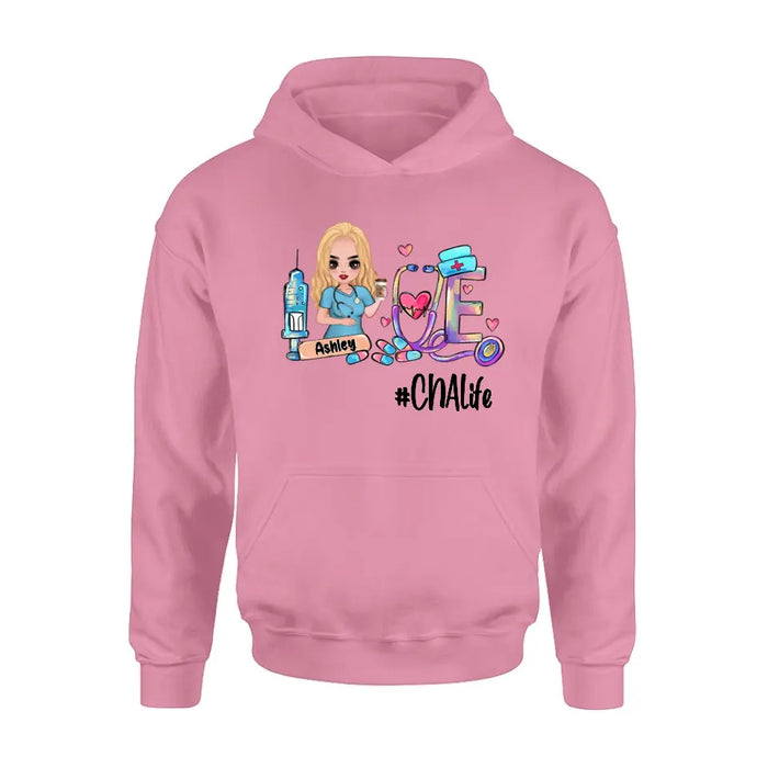 Custom Personalized Nurse Shirt - Gift Idea For Nurse - CNA Life