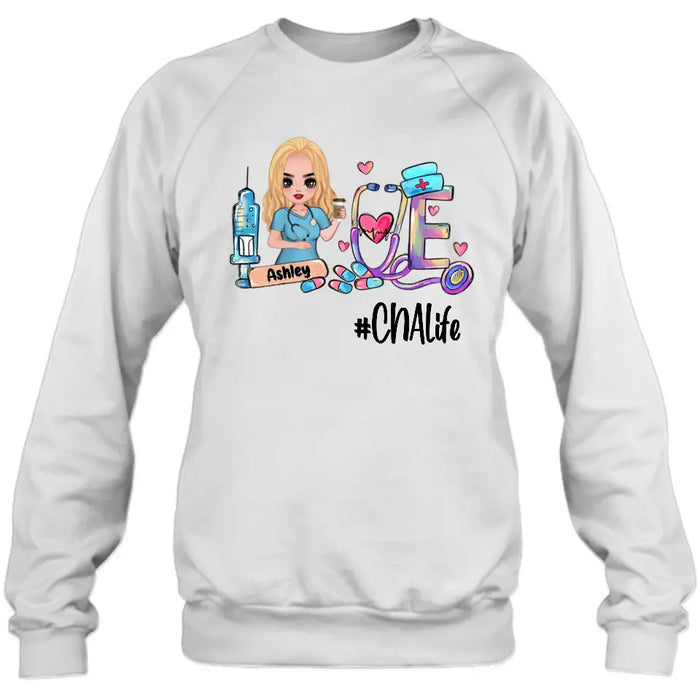 Custom Personalized Nurse Shirt - Gift Idea For Nurse - CNA Life