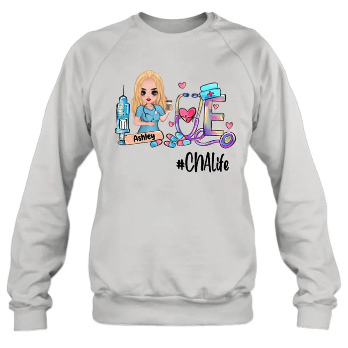 Custom Personalized Nurse Shirt - Gift Idea For Nurse - CNA Life