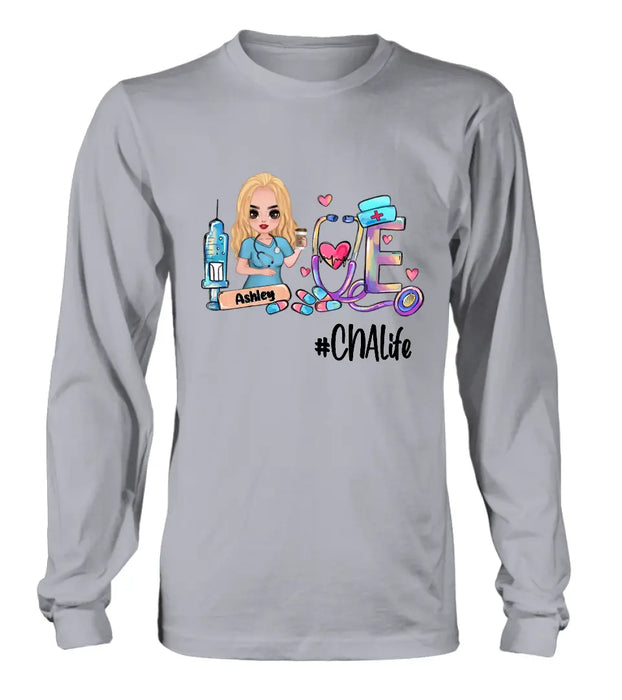 Custom Personalized Nurse Shirt - Gift Idea For Nurse - CNA Life