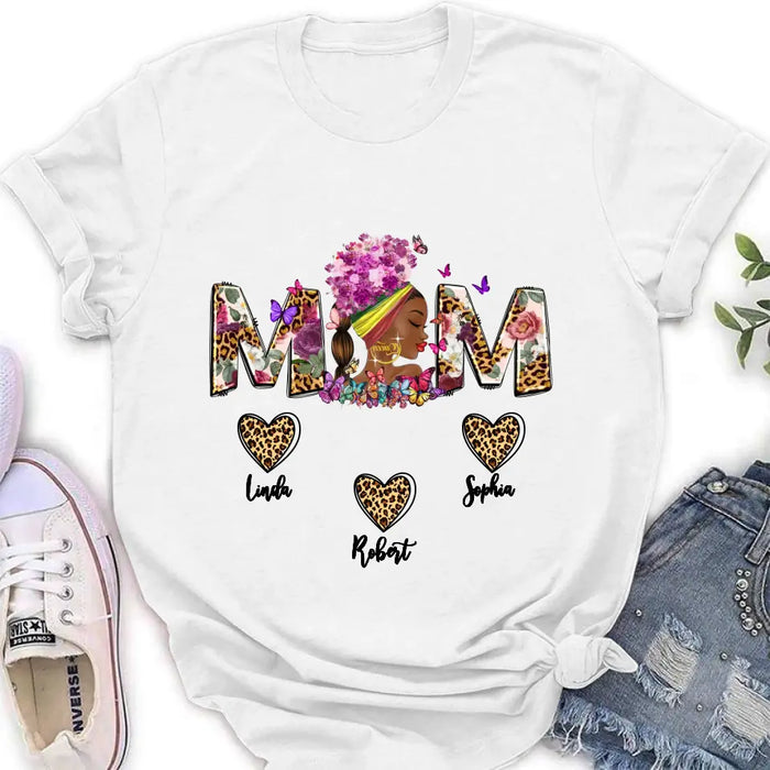 Custom Personalized Mom Shirt/ Hoodie - Gift Idea For Mom/Mother's Day - Upto 10 Kids