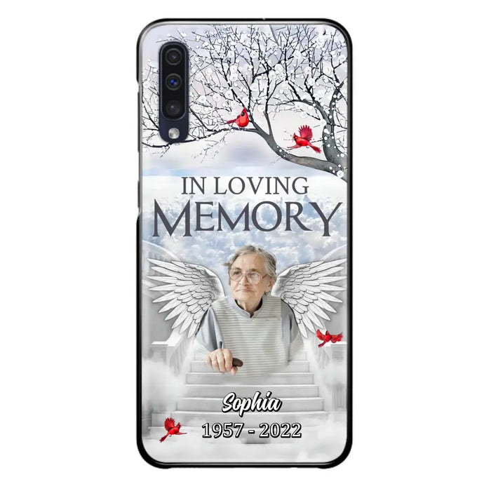 Custom Personalized Memorial Phone Case - Upload Photo - Memorial Gift Idea For Family - In Loving Memory - Case For iPhone & Samsung