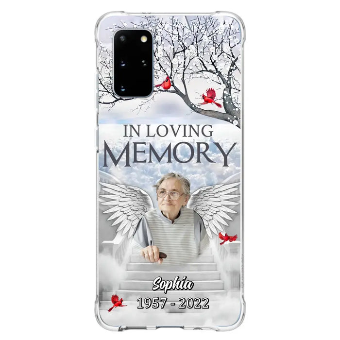 Custom Personalized Memorial Phone Case - Upload Photo - Memorial Gift Idea For Family - In Loving Memory - Case For iPhone & Samsung